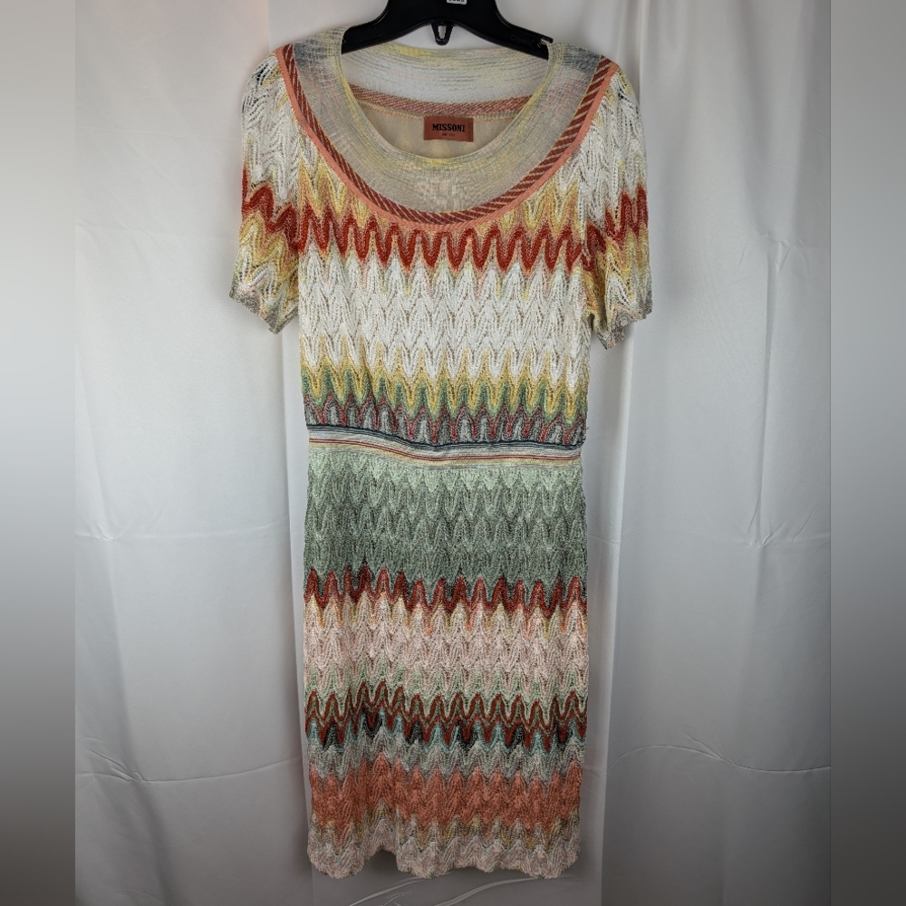 Missoni Knit Dress Size 10(46) In EUC - Picture 2 of 16